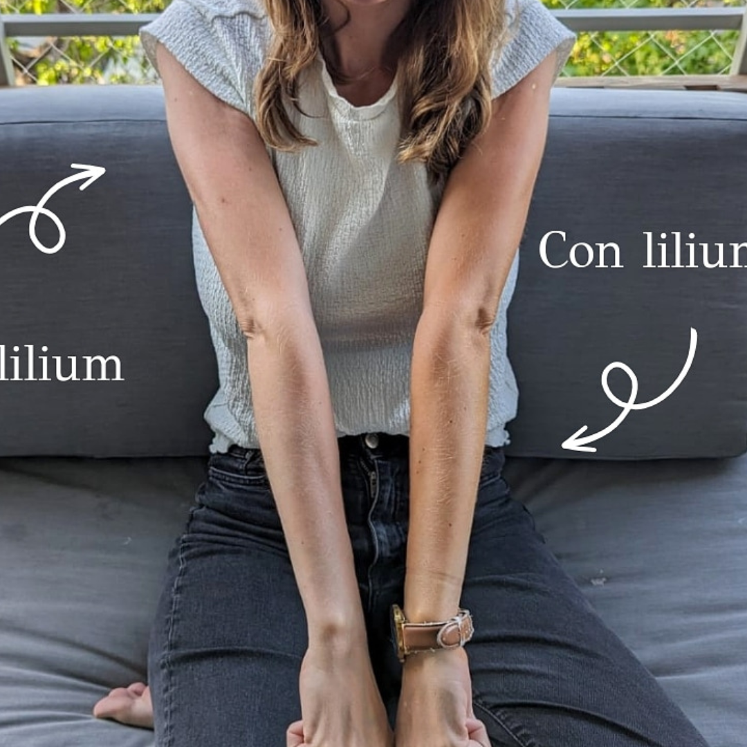 con y sin autobronceante