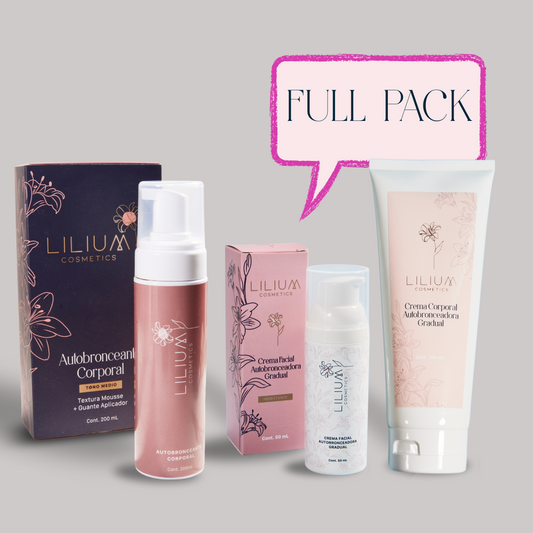 Pack LO QUIERO TODO: Mousse + crema facial + crema corporal autobronceante